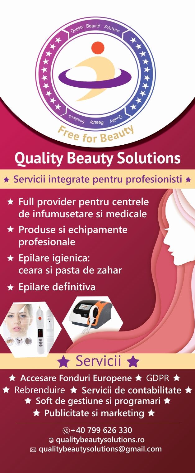 Grafica Roll UP 85x200 cm Quality Beauty Solution